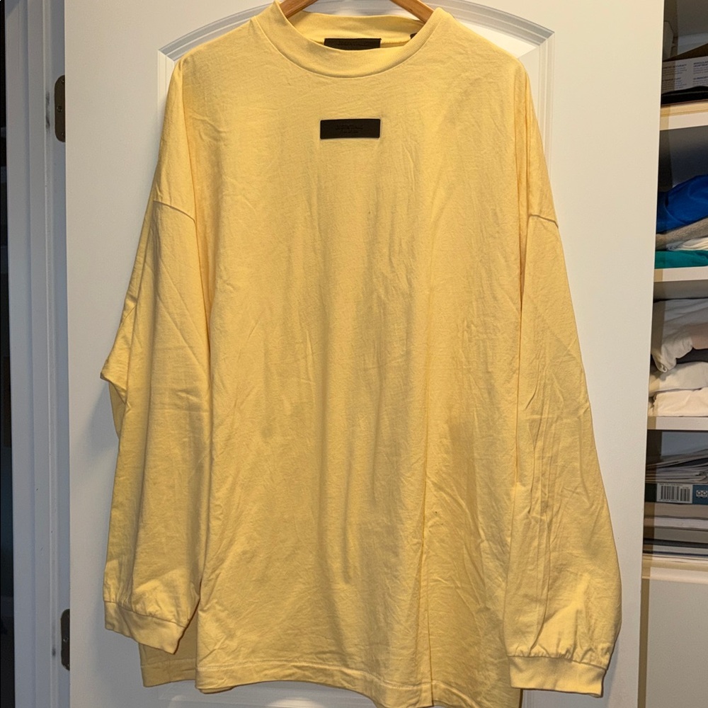 Fear of God Cream Long Sleeve Men's Tee